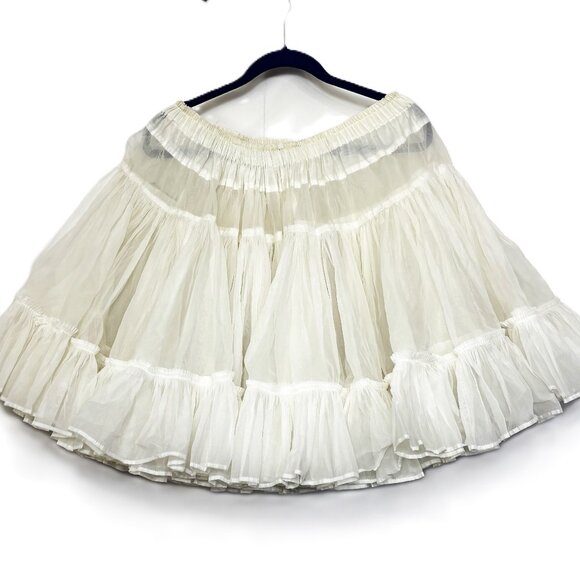 VTG 50’s Can Can Off White  Petticoat Betty’s Original Town & Country - Picture 2 of 10